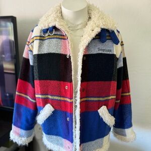 Supreme Multicolor Plaid Bomber Jacket